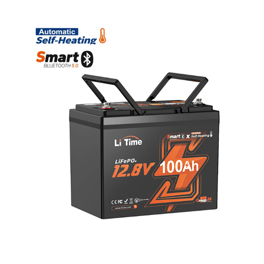 LiTime 12v 100ah Lithium Battery Group 24 (Heated)