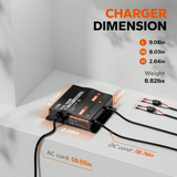 LiTime 10A 2 Bank 24V+12v Battery Charger LiTime 10A 2 Bank 24V+12v Battery Charger