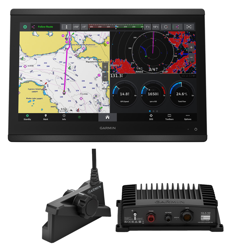 Garmin GPSMAP 8616 LiveScope Plus Bundle w/LVS34 Transducer – Fish