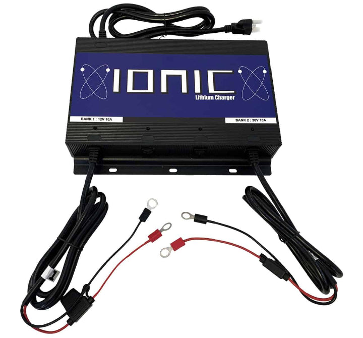 Ionic 2 Bank Charger 36V10A, 12V10A Ionic 2 Bank Charger 36V10A, 12V10A