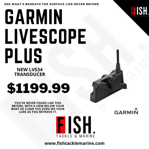 Garmin LiveScope™ Plus LVS34 Transducer – Fish Tackle & Marine
