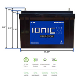 Ionic Lithium 12v 100ah Battery