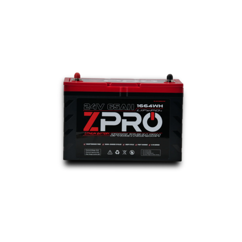 ZPRO 24V 65ah Lithium Battery