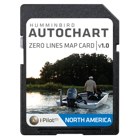 Used Humminbird AutoChart Zero Lines Map Card