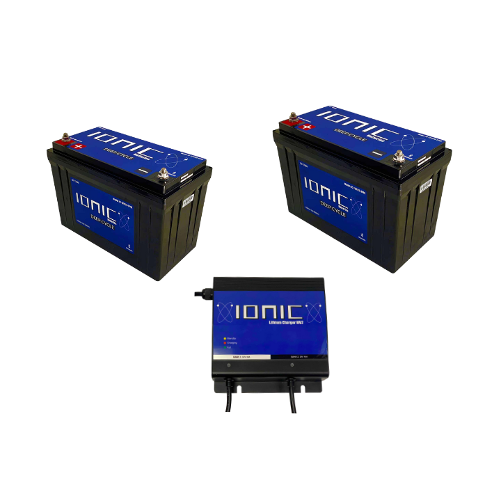 Ionic Lithium Single 24v 50ah Battery Bundle