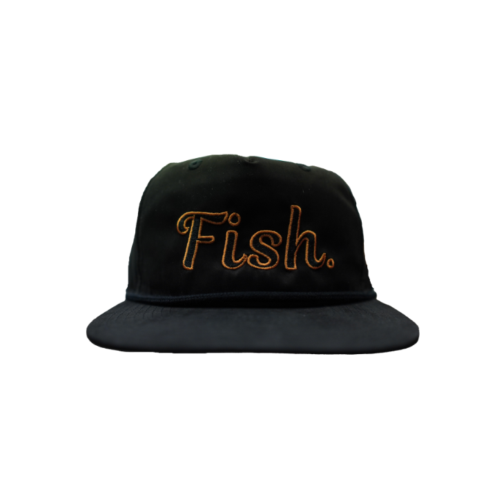 Fish. Classic Snapback Rope Hat (Blk/Tex)