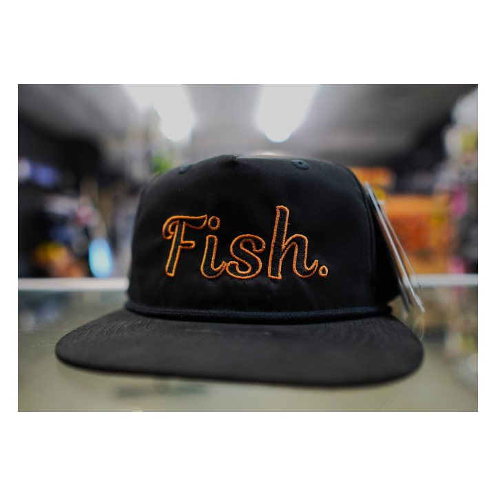 Fish. Classic Snapback Rope Hat (Blk/Tex)