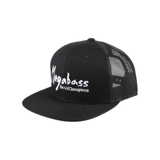 Megabass Brush Black/White Trucker Hat