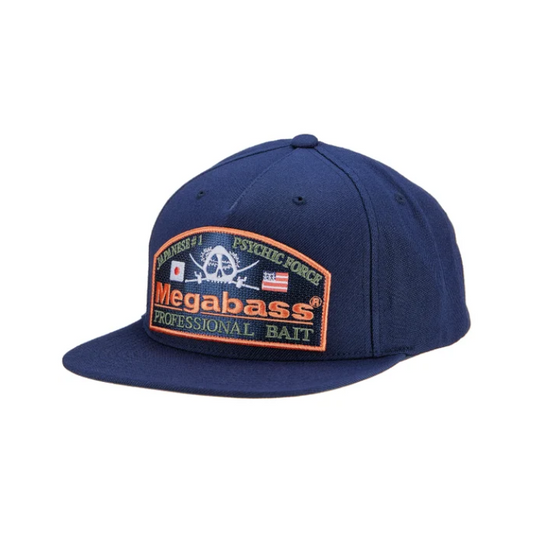 Megabass Psychic Navy Snapback Hat