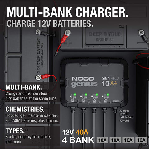 Noco Genius GENPRO10X4 Battery Charger