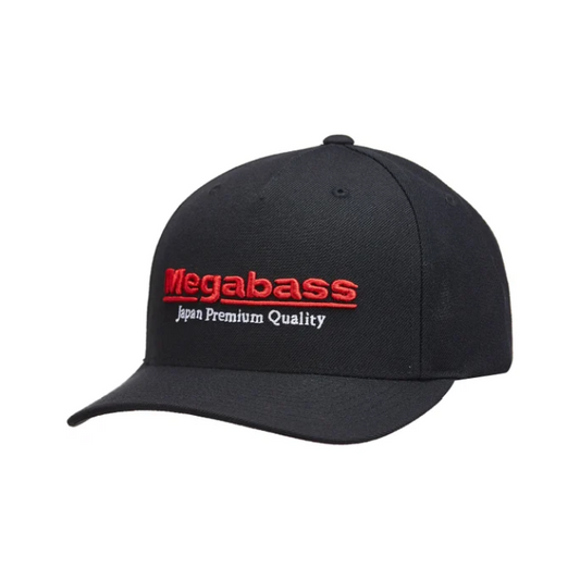 Megabass Classic Black/Red Snapback Hat