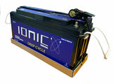 Custom built battery trays for Ionic Lithium Batteries.

These trays are custom built with rubber pads, mounting screws and battery strap.

7 sizes available:

12V 50Ah – 1 battery, 2 battery, and 3 battery tray

12V 100Ah/125Ah – 1 battery, 2 battery, and 3 battery tray

36V 50Ah – 1 battery 36v50Ah tray

24V 50Ah Battery – fits the 12V 100Ah/125Ah 1 battery tray