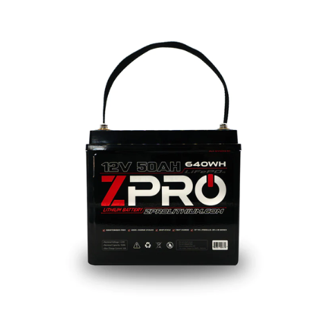 ZPRO 12v 50ah Lithium Battery