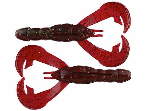 The Rage Tail by Strike King brings a revolutionary new look to soft plastics. Each Rage Tail Lure has a unique and exclusive tail design and is engineered like no other soft plastic bait. The Rage Tail is designed with a specific purpose and uses customized hi-grade plastics for superior action. You won't believe the splash, noise or other action that each rage tail has! The Strike King Rage Craw can be fished Texas rigged, Carolina rigged or as a jig trailer.