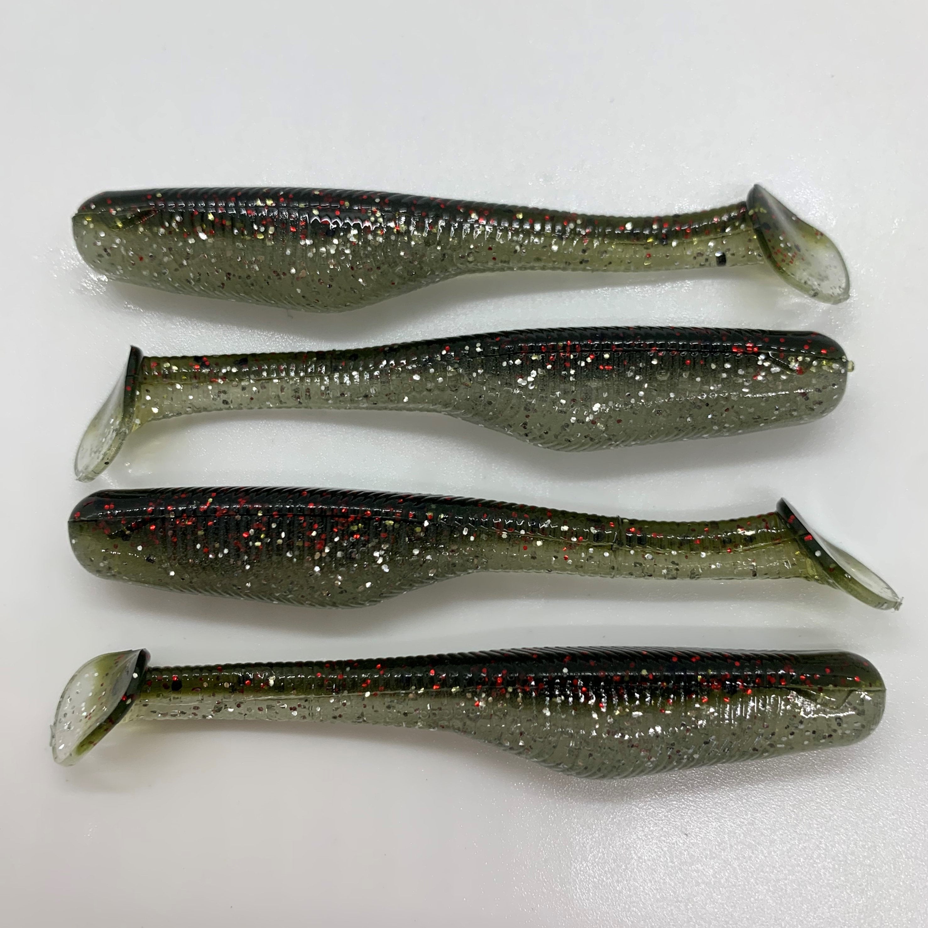 Down South Lures Plum Chartreuse
