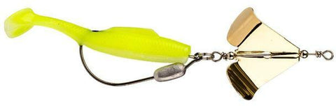 he Redfish Magic Spot Tail Special is a unique inshore saltwater topwater lure. The lure consists of a Redfish Magic Glass Minnow rigged on a free-swinging hook with a 1/4 ounce weight and small gold buzz blade. This combination mimics a baitfish struggling on the surface just begging for a spot-tailed predator to swoop by and put it out of its misery.

Great shallow water search bait when picking apart a new grass flat or marsh.
