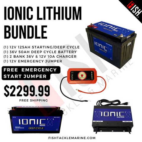Ionic Lithium 36v 50ah Bundle w/125ah
