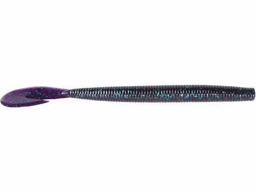 The Zoom Ultra Vibe Speed Worm was designed to trigger bass' predatory instinct. It features the realistic look and action of a worm, combined with the Ultra Vibe Tail for maximum water disturbance. Very versatile, you can buzz it on top, swim it below the surface or rig it Texas or Carolina style - the tail will elicit strikes when others don't. Like all Zoom baits, each UV Speed Worm is made with soft, life-like plastic that is salt-impregnated for extra bite-holding power.