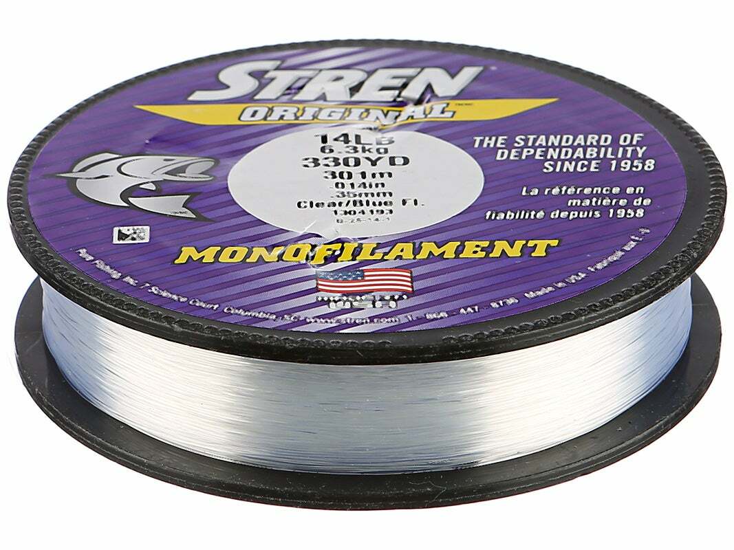 Stren Original Monofilament delivers the perfect balance of strength, toughness, and handling. It also fluoresces above water to help you better detects bites, and stays invisible below the water's surface for stealthy presentations. Offering superior knot and tensile strength as well to land big fish, Stren Original is tough and abrasion resistant, and has low memory for easy casting and handling. Stren Original Fishing Line, available in Clear/Blue Fluorescent, is the Dependable fishing line!
