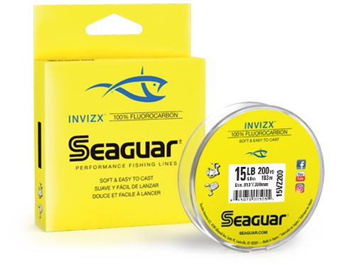Seaguar InvizX Fluorocarbon Line 200yds – Fish Tackle & Marine