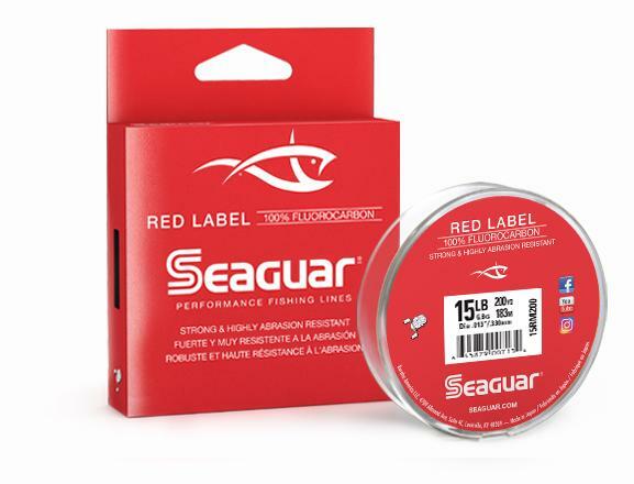 The Seaguar Red label Fluorocarbon Line is 100% Fluorocarbon designed to be an everyday freshwater go-to line with all the knot and tensile strength--as well as the nearly invisible performance of 100% fluorocarbon--in an economical package that everyone can appreciate.