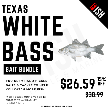 Texas White Bass Bait Bundle – Fish Tackle & Marine