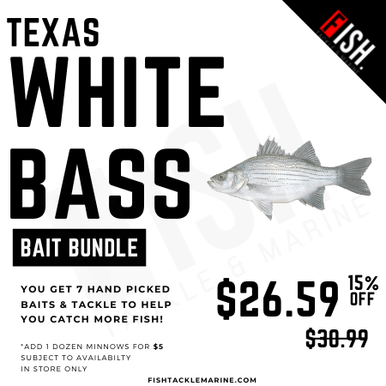 Texas White Bass Bait Bundle